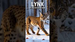 LYNX |Animal#406| #lynx #animals #learning #nature #shorts #reels #ai #wild #animallife #wildlife
