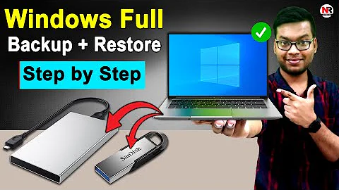 How to Backup Windows 10 & Restore Windows 10 Back Without Losing Any Data | Windows 10 Backup 2022
