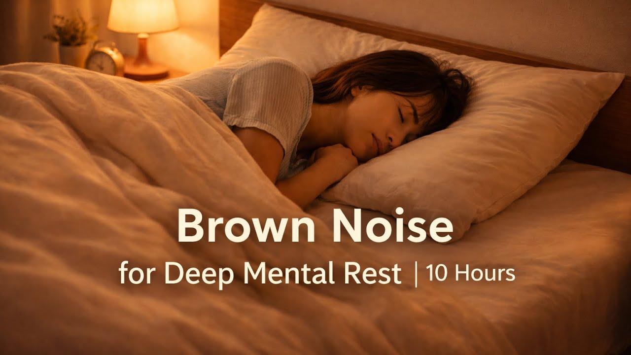 Brown Noise for Deep Mental Rest | 10 Hours | Black Screen - YouTube