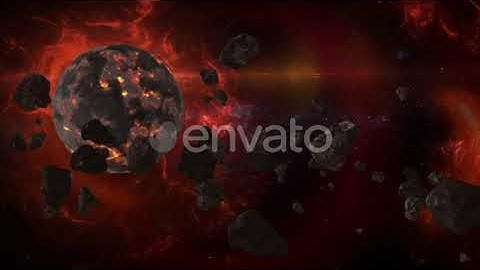 Flight To Red Planet | Motion Graphics - Envato elements
