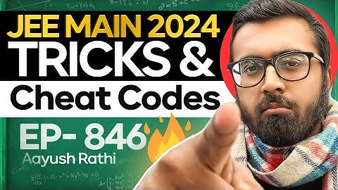 Tukka Tricks for JEE Main 2024🔥| Tricks & Cheat Codes #846 #jeemain2024 #tukkatricks #arsquad