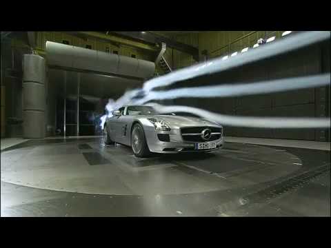 Wind tunnel - Mercedes-Benz SLS AMG (Safety Car Fo...