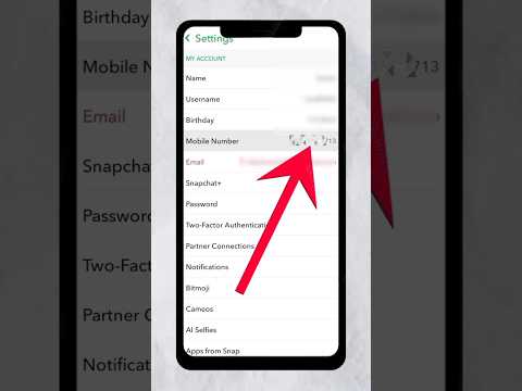 Snapchat par number change kaise kare How to change number on snapchat shorts