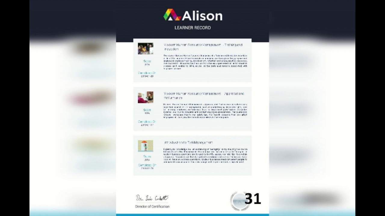 my-alison-learner-record-as-of-december-11-2020-time-11-20-am-youtube