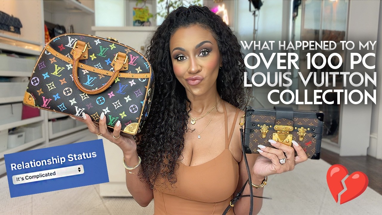 MY 100 PIECE LOUIS VUITTON COLLECTION DOWN TO THIS?