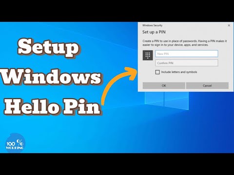 Windows Hello PIN Setup For Login In Windows