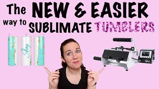 How to Sublimate a Tumbler in a Mug Press I New Tumbler Press!