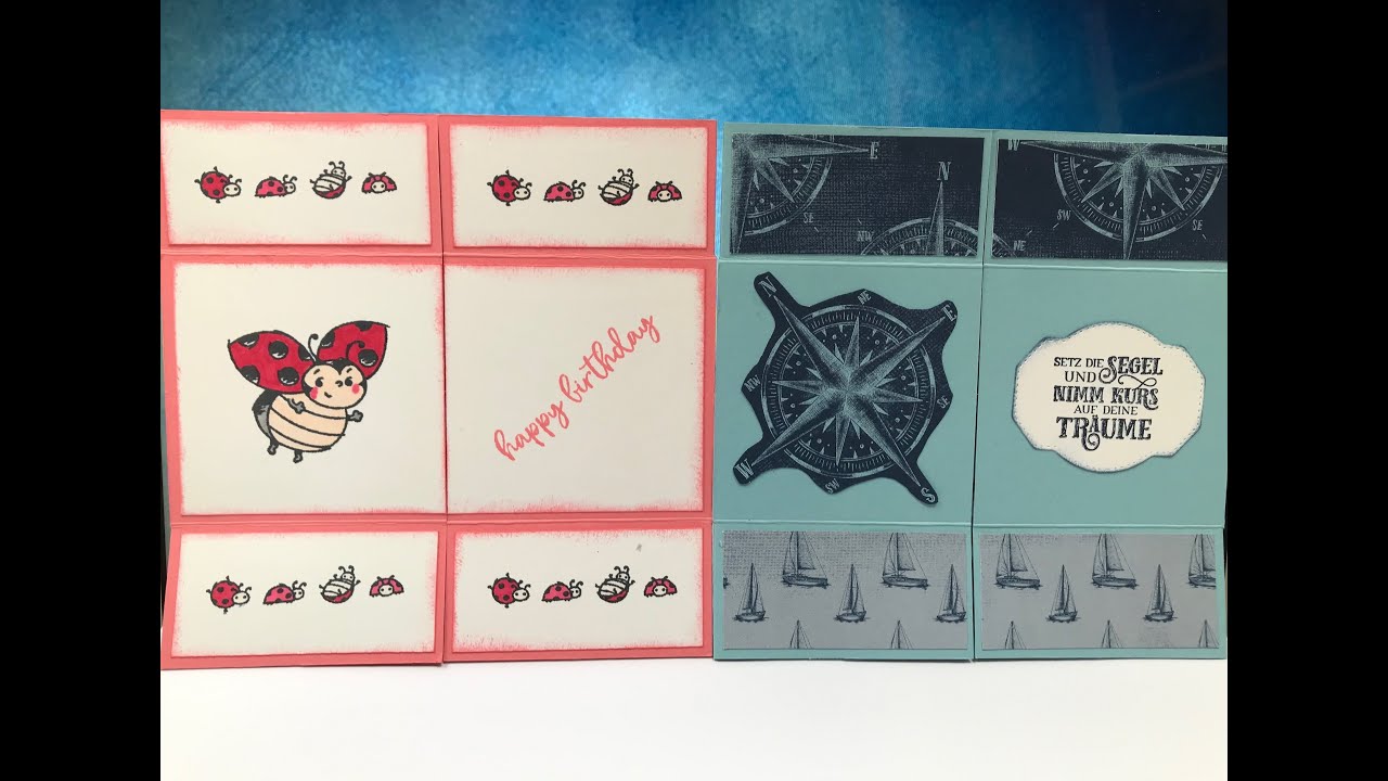 Endloskarte aus einem Stück - Meer der Möglichkeiten I von immer-wieder-stempeln.at I Stampin' Up!