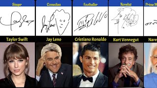 Coolest Signatures from World Famous Personalities | Unique Signatures by Smartest People