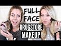 Full Face Using Only Drugstore Makeup