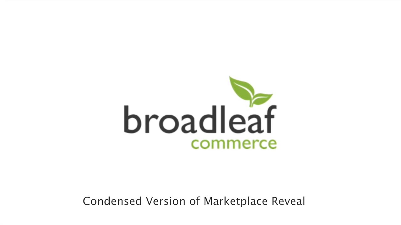 Broadleaf Commerce Marketplace Reveal Webinar Trailer - YouTube