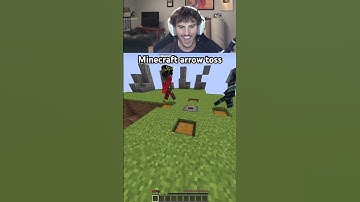 Minecraft arrow toss