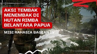 Aksi Tembak Menembak di Hutan Rimba Belantara PAPUA