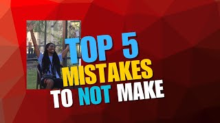 AVOID THESE 5 CREDIT MISTAKES