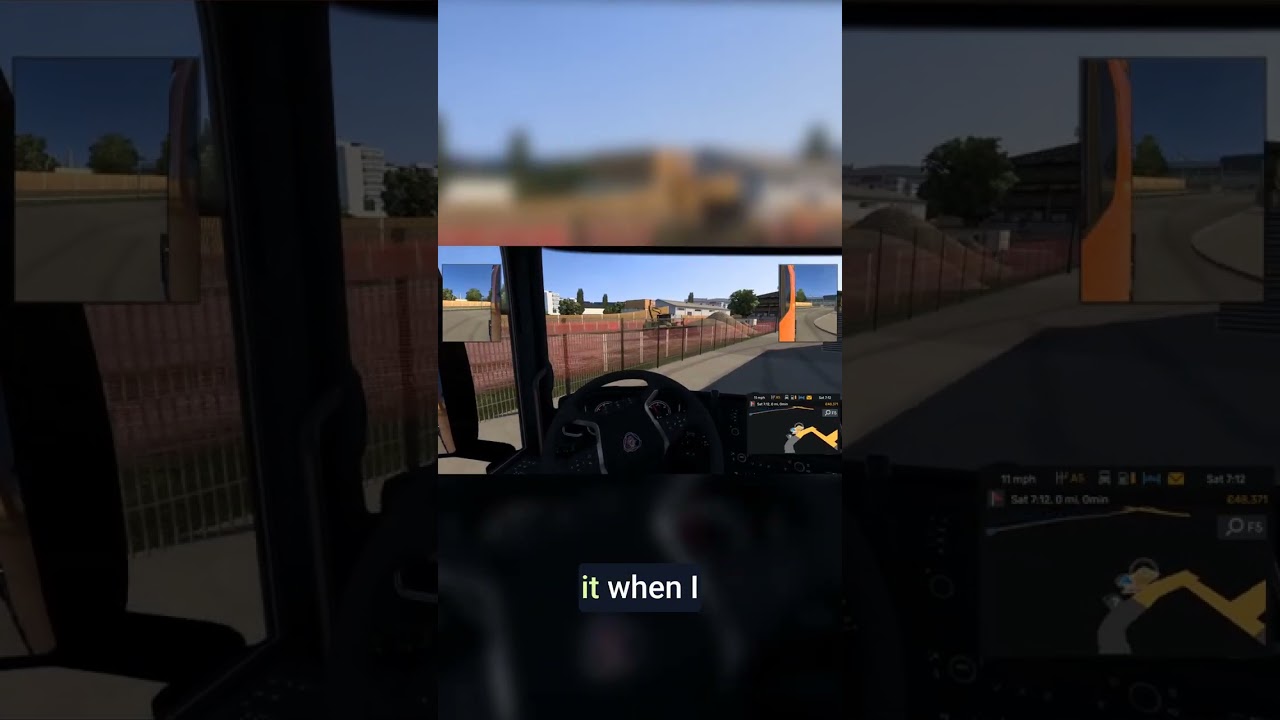 Getting Familiar With My New Steering Wheel #simulator #truck