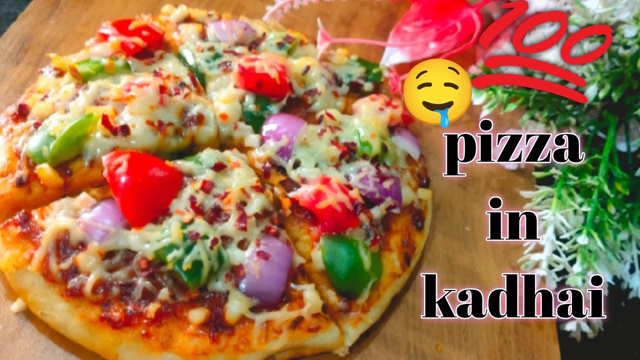 😋Pizza recipe😱 ना ईस्ट ना अवन के पिज्जा बनाए घर पर#trending#viral #viralvideo #shortsfeed #ytshorts 