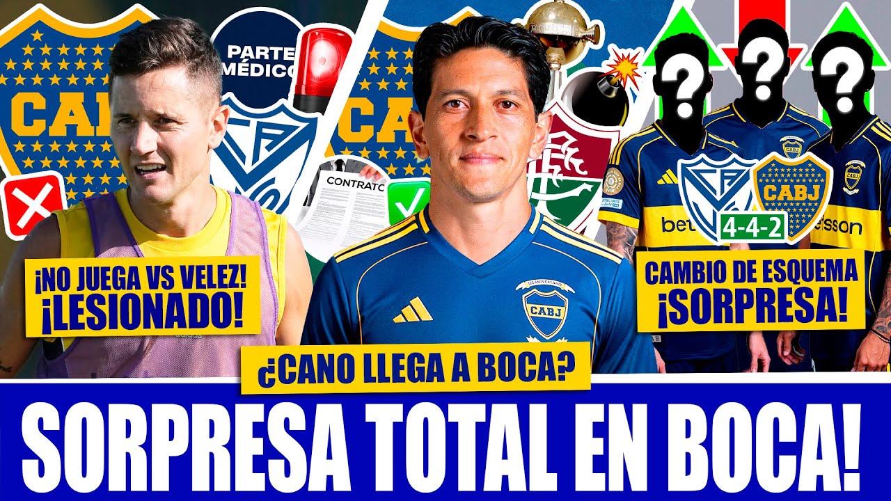 ¡Bomba INESPERADA en Boca x DELGADO! ► El 11 SORPRESA de Ubeda vs Velez! ► Boca CONFIRMÓ 2 bajas!