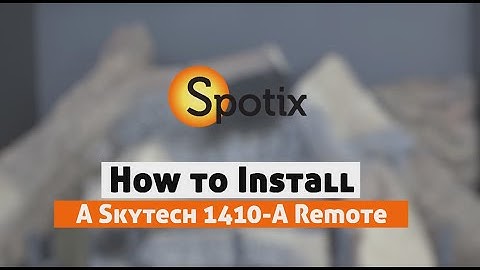 How to Install a Skytech Fireplace Remote - SKY-1410-A