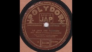 Paul Landry la java des poivrots 1937