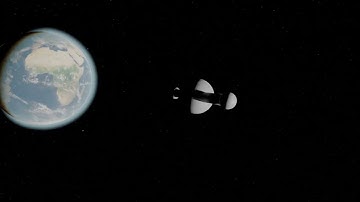 Blender Animation - Satellite in Geostationary Earth Orbit