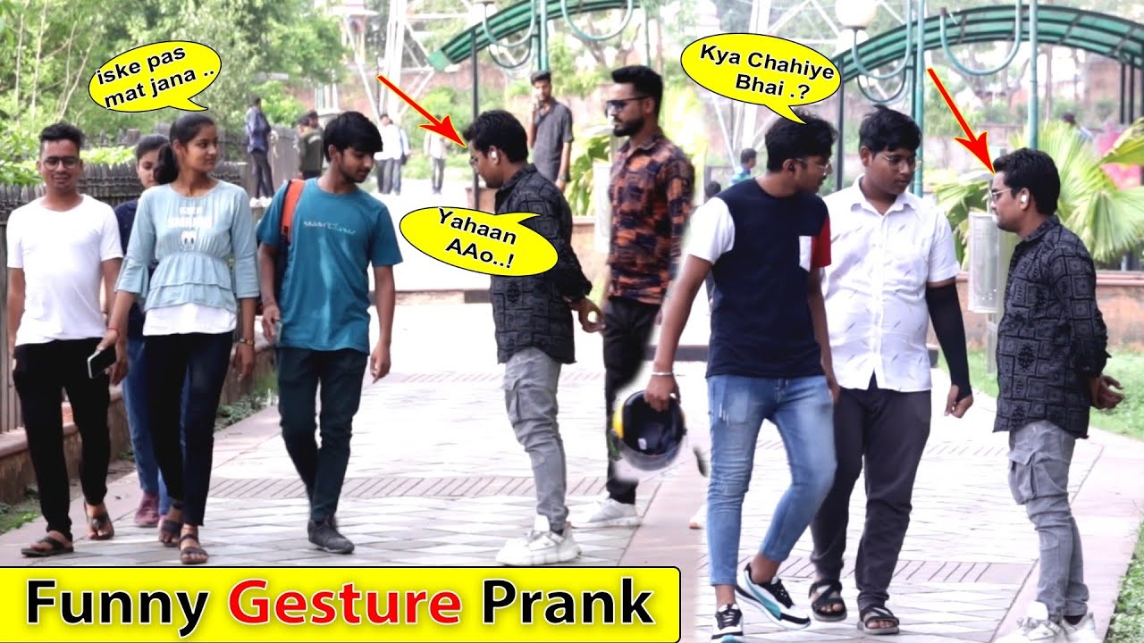 Gesture Funny Prank 😂 | Fajita Tv | Pranks in India 2023 - YouTube