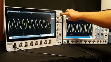 Yokogawa DLM4000 vs Tektronix MSO5 Series - Voltage Accuracy