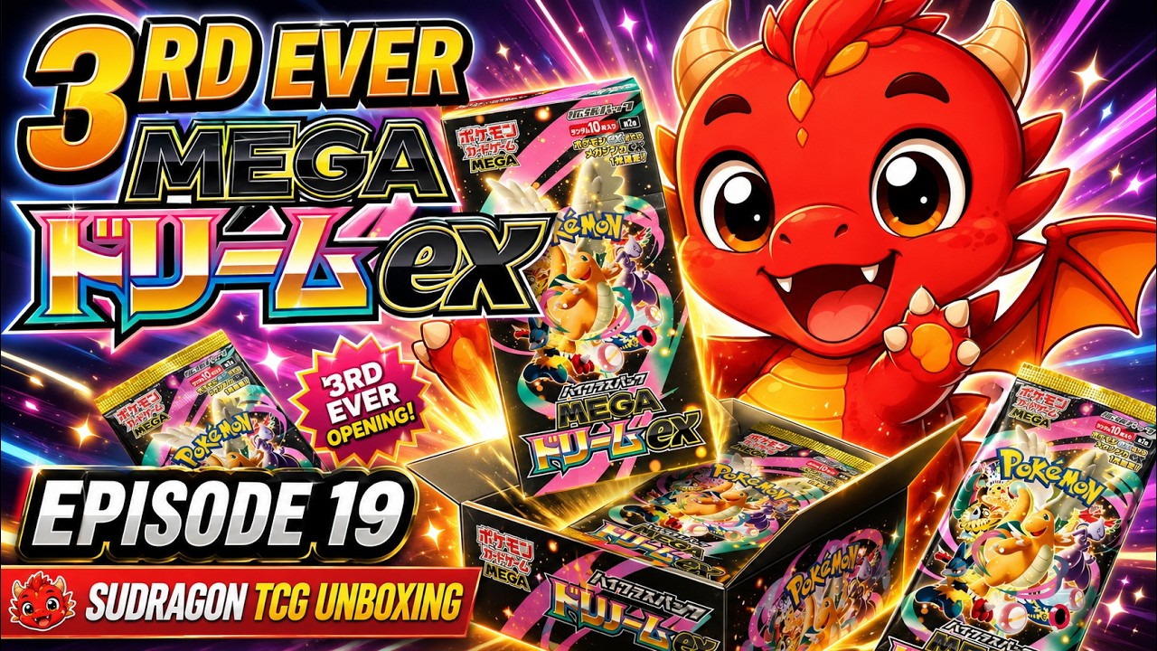 3RD MEGA DREAM ex BOOSTER BOX!! 🔥 Episode 19 | Sudragon TCG