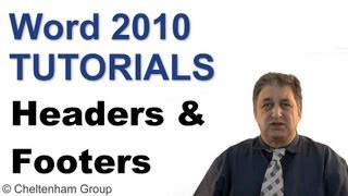Word 2010 Tutorial | Headers & Footers | Full Course