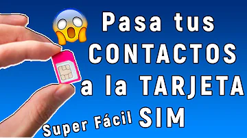¿Cómo acceder a los contactos de la tarjeta SIM?