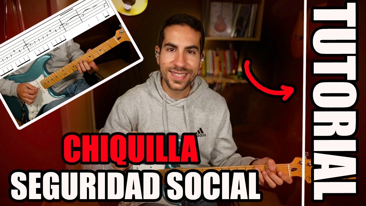 Como Tocar Chiquilla Seguridad Social (Tutorial Guitarra)