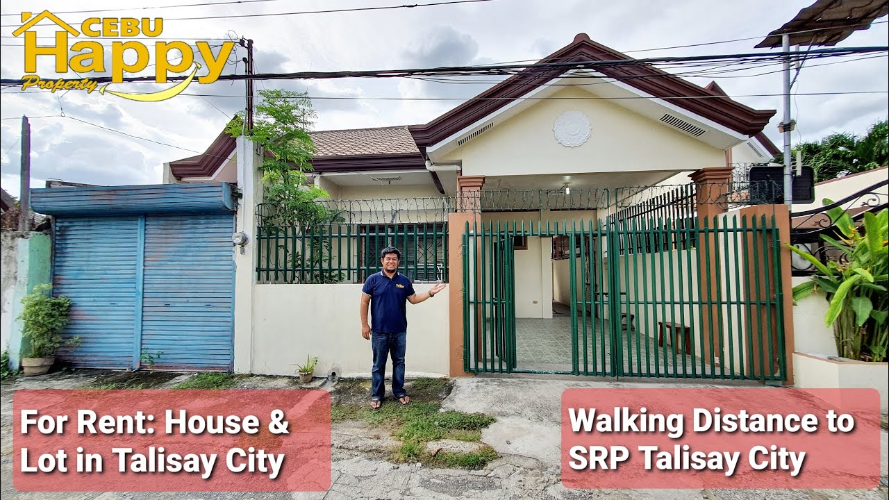 For Rent Single Attached One Storey House and Lot in Talisay City, Cebu