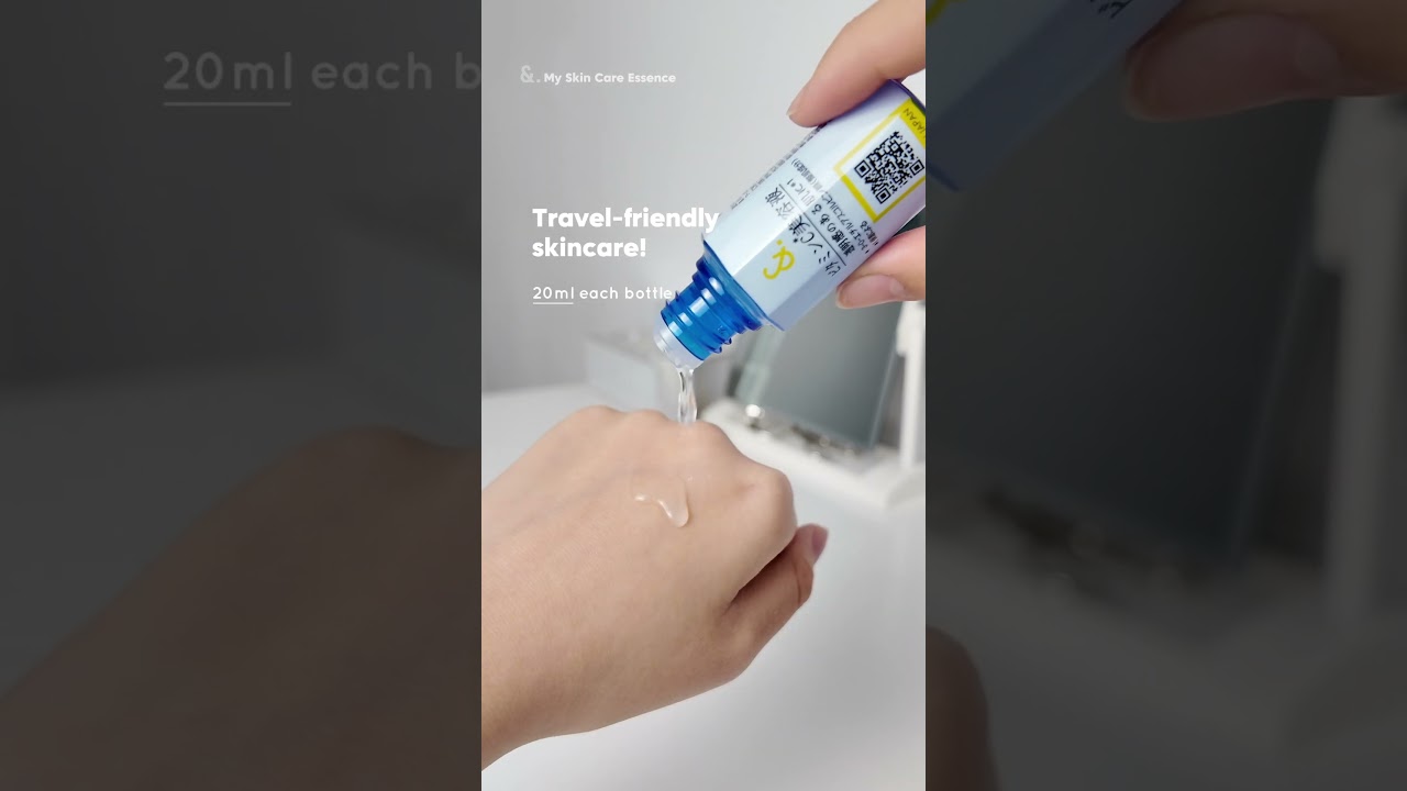 Japanese travel size skincare set from My Skin Care Essence brand!☁️ | DAISO Singapore 