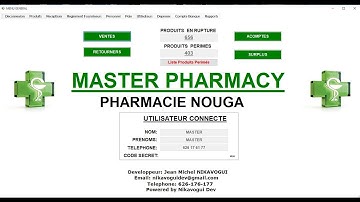 C# APPLICATION PHARMACIE GESTION
