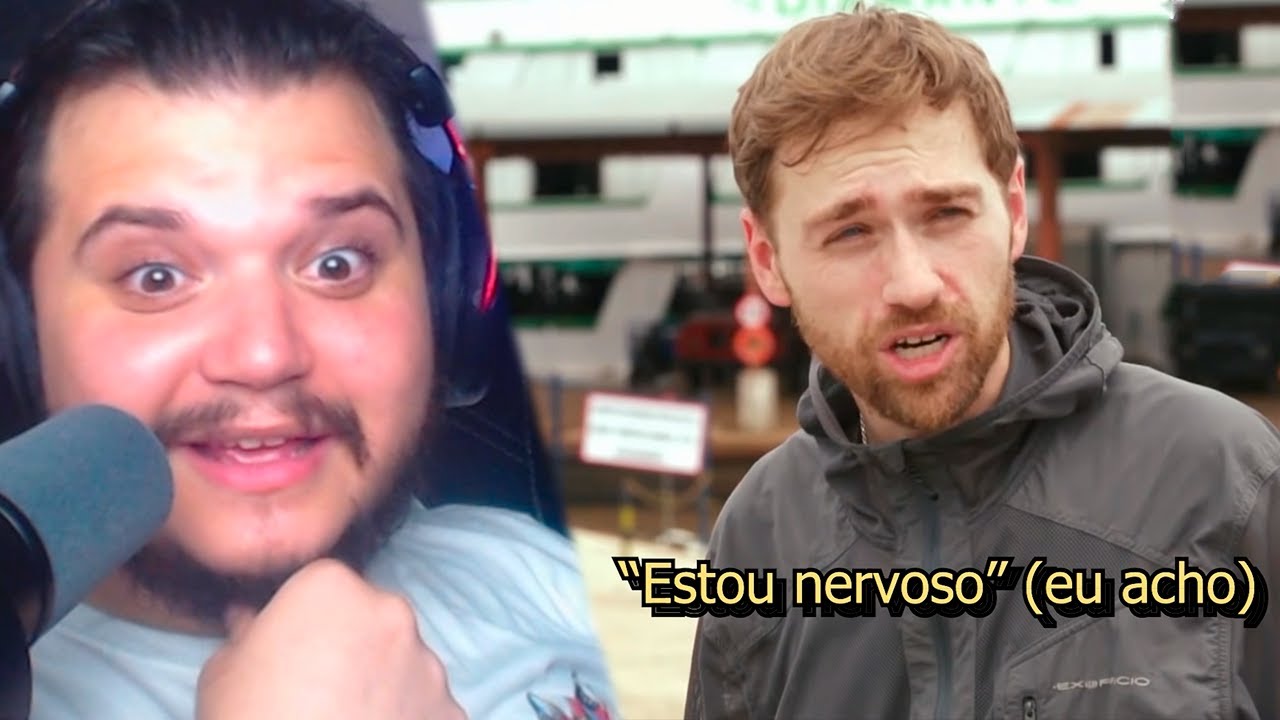 O gringo conheceu a brasileira a 3 meses e já quer casar KKKKKK