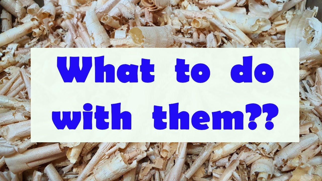 3 ideas for wood shavings YouTube