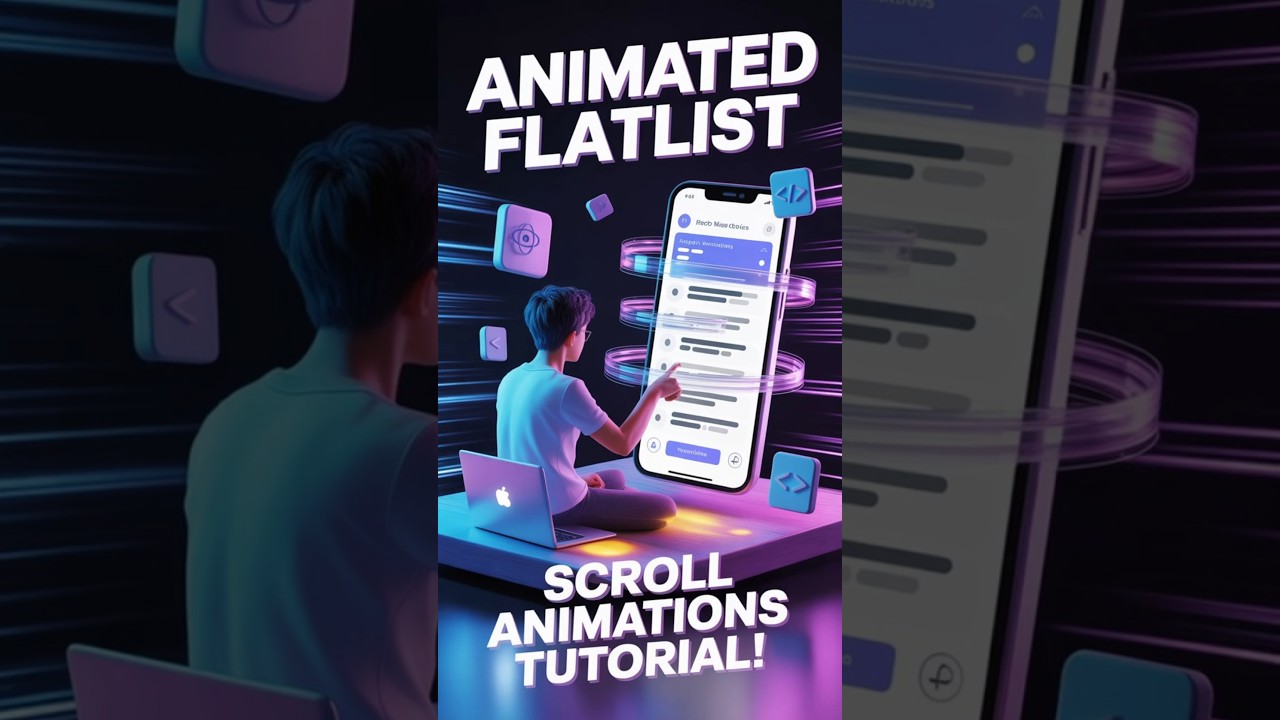 Animated FlatList Viewability in React Native | Stunning Scroll Animations Tutorial!  #uidesign #dev