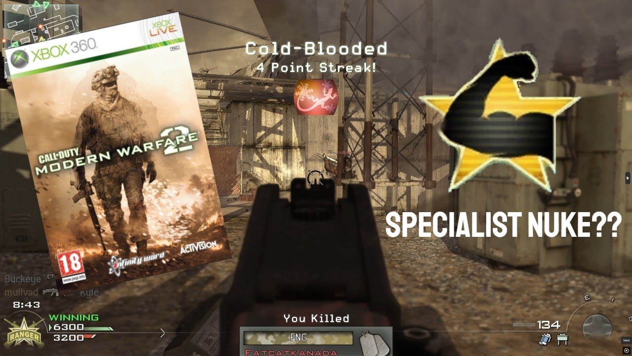 В MW2 добавили специальные бонусы, и мне нужна реабилитация...