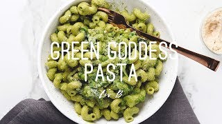 Green Goddess Pasta | vegan + gluten-free recipe