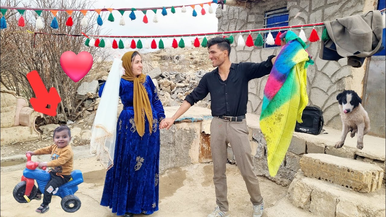 Afshin and Leila are invited by the teacher and meet their grandmother❤️