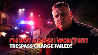 "I'm Not A Dog!" Claremont Police Fail At Illegal Trespass &amp; ID Attempt