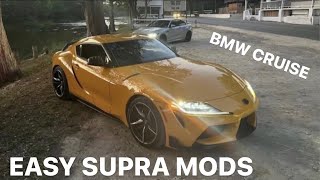 SUPRA EASY MODS! - Essential mods for the MK5 Supra + cruising the "beeemers"