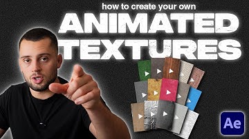 HOW TO CREATE ANIMATED TEXTURES - FULL TUTORIAL [AFTER EFFECTS]