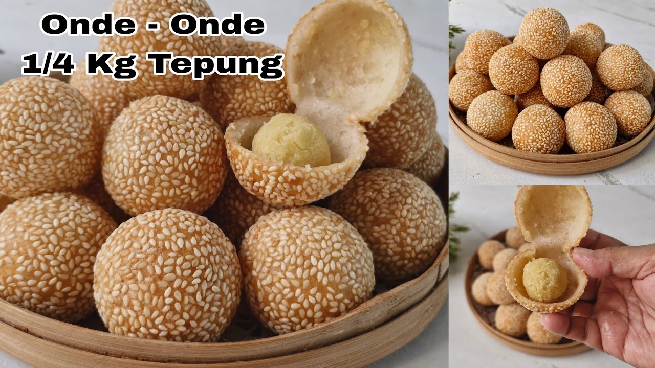 Onde Onde 1/4 Kg Tepung Kokoh Anti Kempes Tidak Alot
