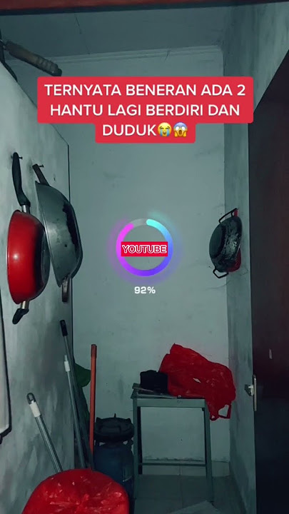 GUDANG RUMAHKU BANYAK HANTUNYA😱⁉️SEREM BANGET😭‼️#shorts #penampakan #hantu