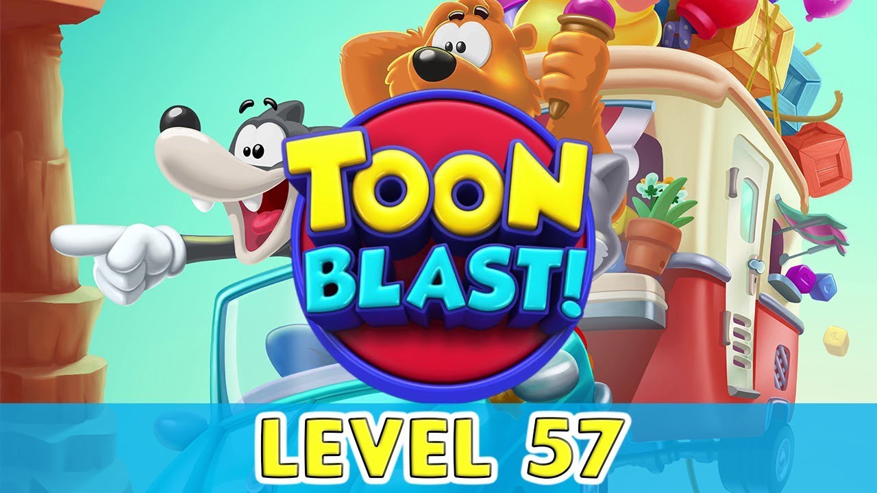 Toon Blast - Level 57 (No Boosters)