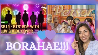 BTS ARMY REACTS TO SB19'S BTS BOY WITH LUV AND IDOL COVER