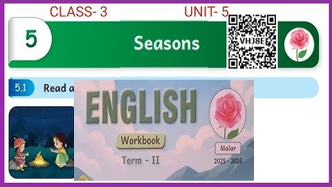 Seasons, Malar, English Workbook answers 