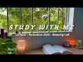 1.5 HR STUDY WITH ME 🍂 Lofi Music/ At the Sunset/ Pomodoro 25-5 [ambient ver.]