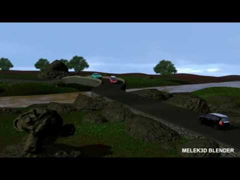 Blender : Cars " Rig and Nature "
