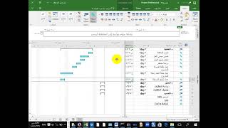 ادارة مشاريع مخطط جانت عبر استخدام مايكروسوفت بروجكت - م.محمود سعيد